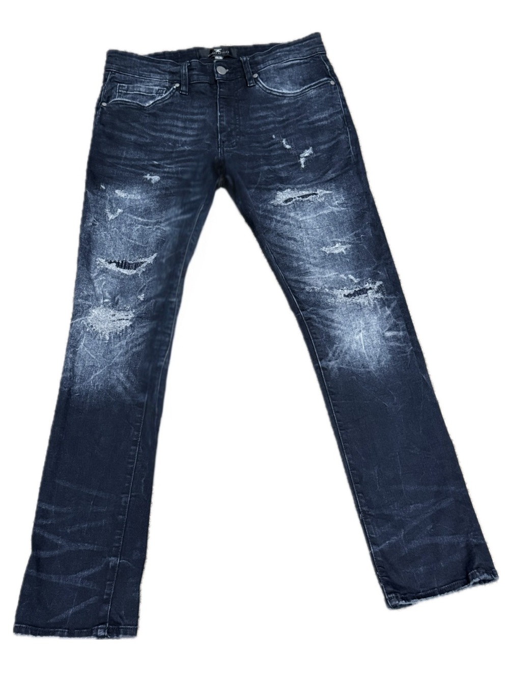 JORDAN CRAIG Legacy Edition Collins Distressed Moto Jeans | Men’s 30x32